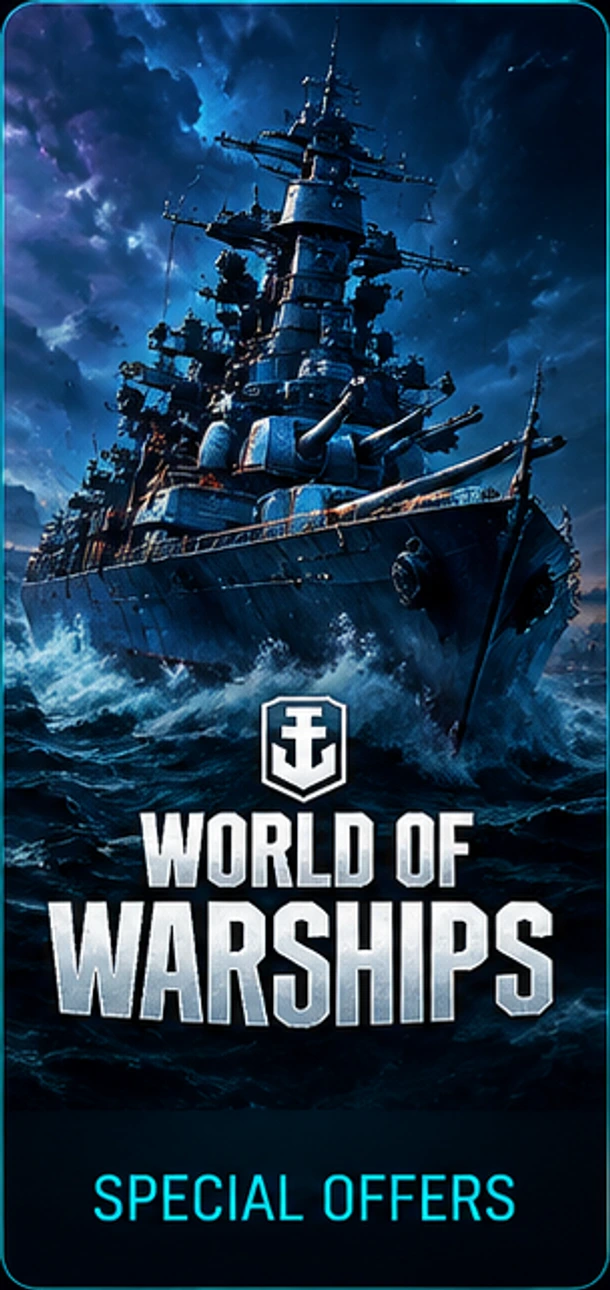 World of Warships official Steam artwork — featured game cover